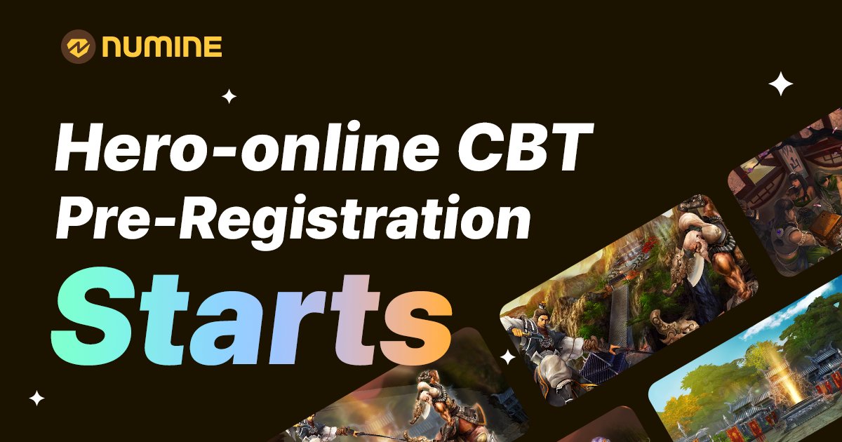 Hero-online CBT Pre-Registration is NOW OPEN! 🚀

Get ready to dive into the adventure of a lifetime! 🌟

📅 Important Dates:
Register: July 26 - August 4, 2024
Don’t miss out! More details here: bit.ly/3A5ArrT

Thank you for your incredible support! 🙌
#Hero #HeroOnline