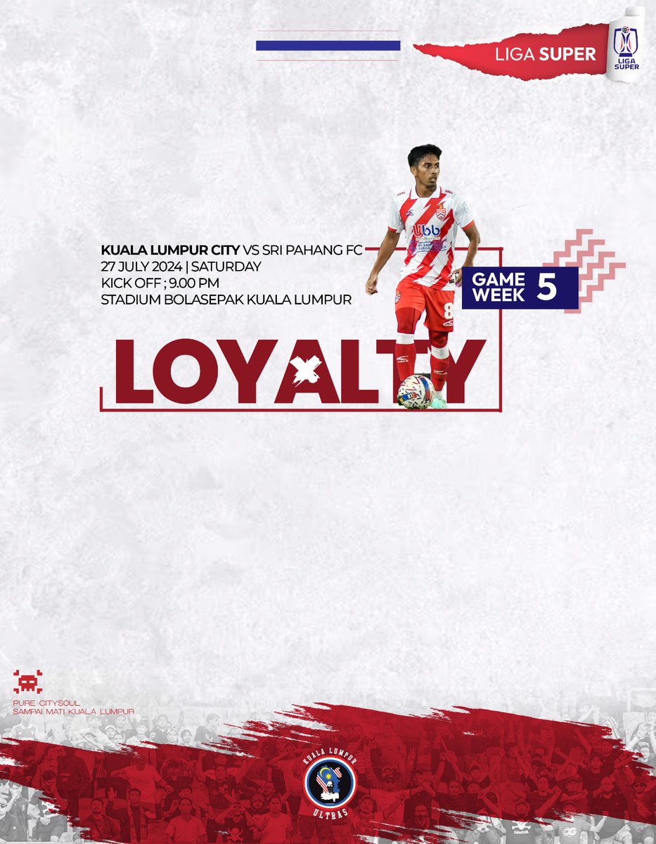 Penuhkan Stadium Cheras !!!

Panggilan buat anak kota di pelosok wilayah KL,
Jom malam esok turun &amp; padatkan Stadium Cheras 🫵

#PureCitySoul
#SampaiMatiKualaLumpur
#DarahMaruah
#KLDroogs