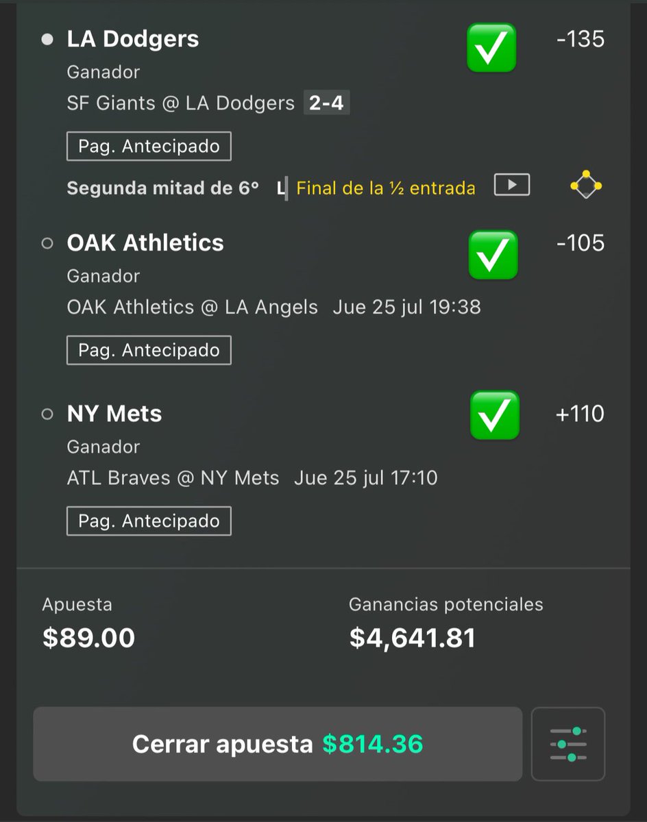 Car1angas00's tweet photo. ALV!!! Parlay +5,000 cobrado✅🔥💸

Por ahí vi a un compa que hace su parlay para la tacoma, si me hubiera contactado estaríamos mañana en la agencia apartando la tacoma 😂😂💸

Pero bueno ya tengo el parlay de mañana  si lo quieren solo repórtense con su 🔄 https://t.co/87otDMOgmK