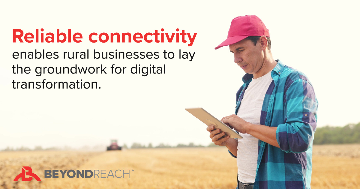BeyondReachISP's tweet photo. Digital transformation strategies require reliable internet connectivity – which is often a hurdle for rural businesses. Learn how to give your business clients this critical foundation in our guide: https://t.co/LNWMU9IrOv
#connectivity #ruralinternet #DIA #BeyondReach https://t.co/TItmAGrygv