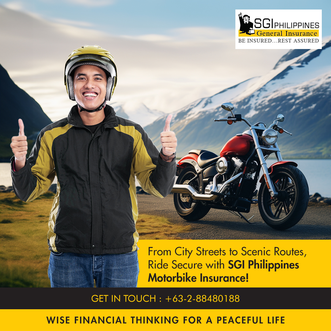 sgiphilippines's tweet image. SGI Philippines Motorbike Insurance - Your partner in safety from city streets to scenic routes.

#SGIPhilippines #SGIPhils #RideSecure #AdventureAssured #MotorbikeSafety #JourneyProtected