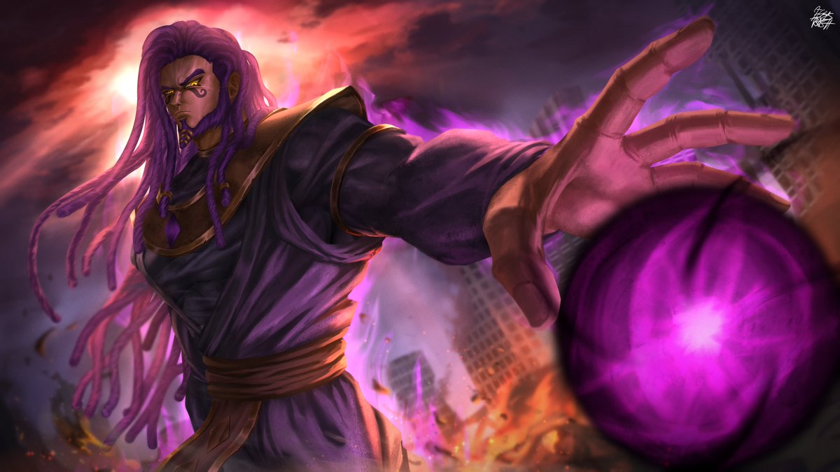 PharaohRamsesVT's tweet photo. "I've watched this civilization destroy itself to the point of ruin.. It's disappointing that I'm forced to get involved but here we are.. HAKAI!"

Pharaoh Ramses aka Khem'mes: Universe 16's God of Destruction on apoclypstic world that he had to erase by @Eggys_Trash !👀🔥 https://t.co/Krr6s0BaHh