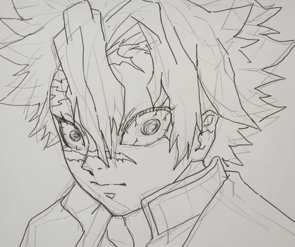 #1日1模写Ⅳ 213/365
不死川実弥 鬼滅の刃 