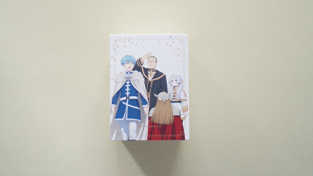 UnwrapWithErzat's tweet photo. The Sousou no Frieren Blu-ray Vol. 1 - 7 box set came!
Also with the box to house all volumes!

#FrierenBeyondJourneysEnd 

Check out the unboxing video here:
https://t.co/xzHusNGXiw https://t.co/gHHm7wi5Jq