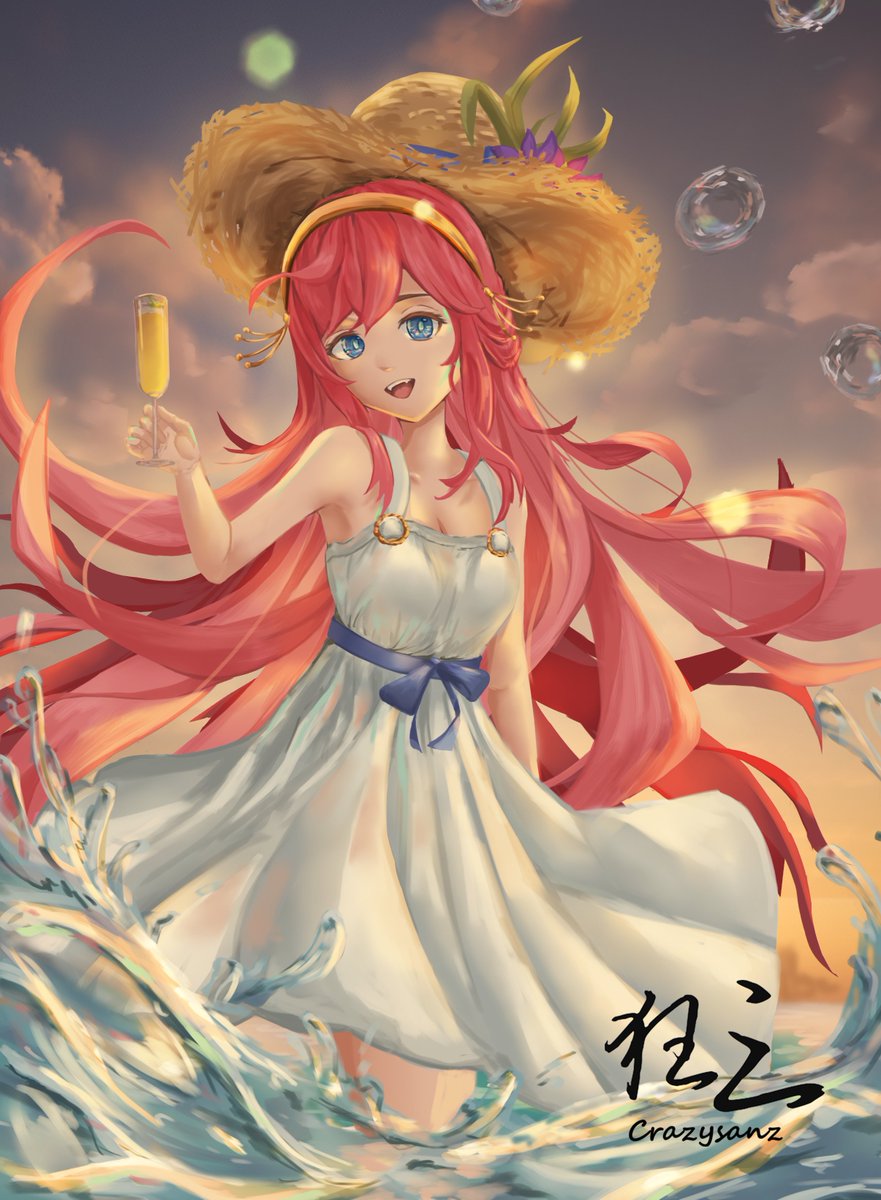Kurumi_Sanz's tweet photo. 属于夏日的温柔时刻
#夏日 #夕阳 #海浪 #computergraphic #illustration #drawing #イラスト #创作 #电绘 https://t.co/RHw5XS0x6J