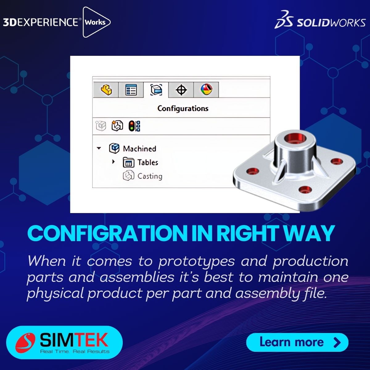 SIMTEKINDIA's tweet photo. CONFIGRATION IN RIGHT WAY

📌 Reach our team to get more detailed information or to upgrade SOLIDWORKS 2024 version
🌐 https://t.co/3rEdDWrrXc
📧 marketing@simtek.in
☎ +91 87544471

#SOLIDWORKS #3DEXPERIENCE #SIMTEK #PrototypeParts https://t.co/FZq2zLF7sD