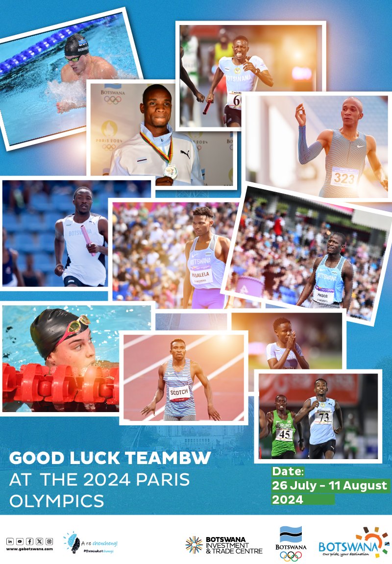 OfficialBrandBW's tweet photo. As the Paris2024 Olympics officially kick off today, we wish the TeamBW the best of luck. GoTeamBW, bring back those medals!

#PushaBW https://t.co/gLNCH2Q9mx