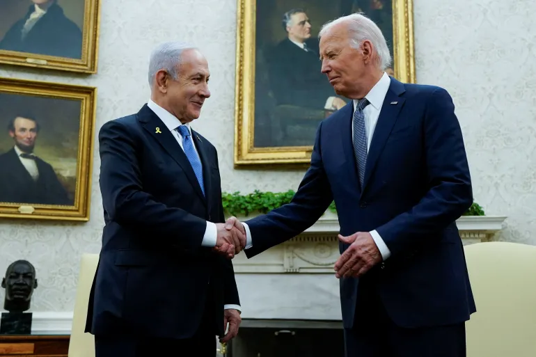 #Biden, #Harris push #Netanyahu on #Gaza #ceasefire

US President urges Israeli PM to swiftly finalize Gaza ceasefire and release hostages