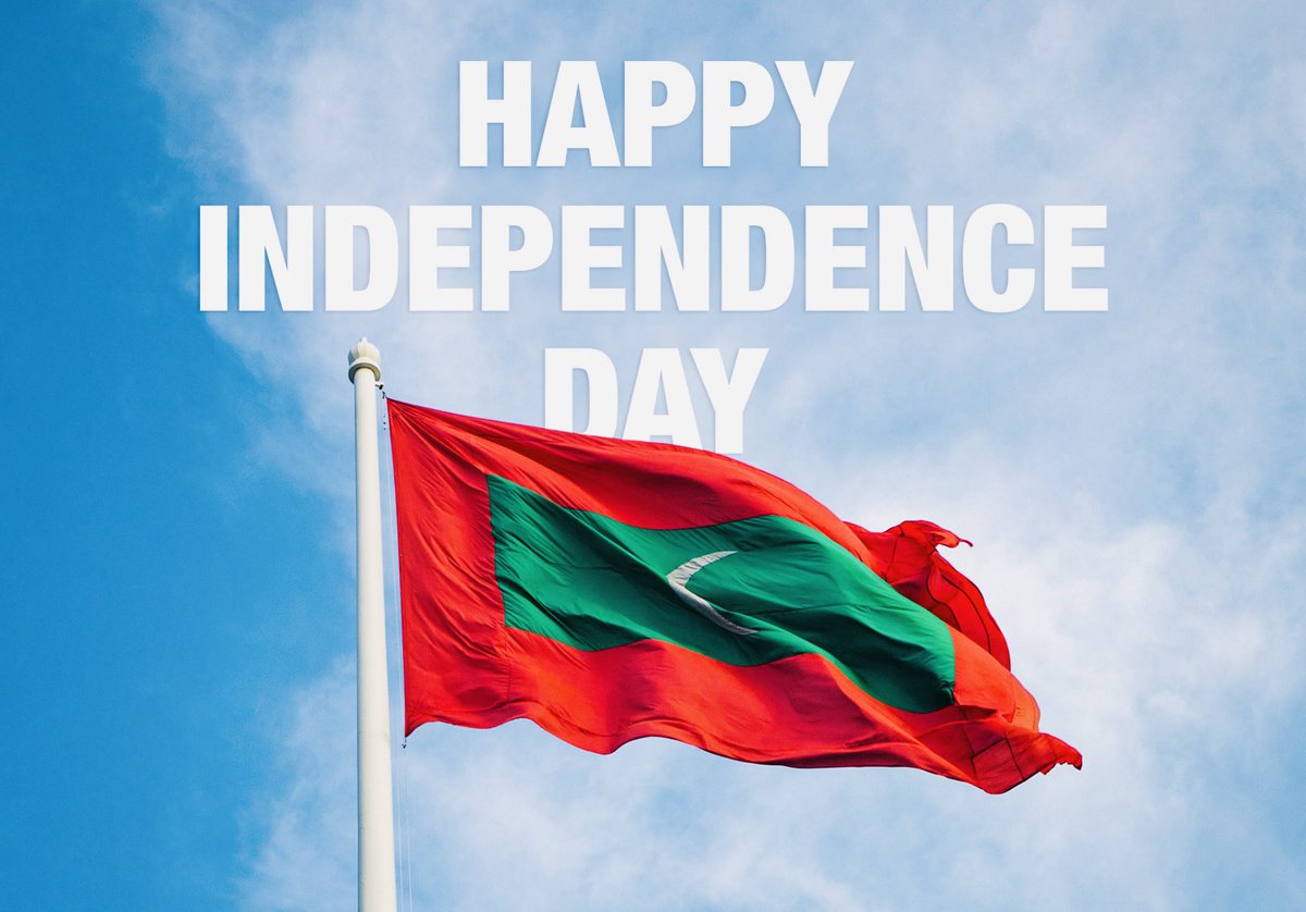 ShakeelBodey14's tweet photo. ފަޚްރުވެރި މިނިވަންދުވަހުގެ ހެޔޮއެދުމާއި ތަޚްނިޔާ އަރިސްކުރަމެވެ. މާތްالله އަޅުގަނޑުމެންގެ މިލޮބުވެތި ވަޠަން މިނިވަންކަންމަތީ އަބަދުމެ ލަހައްޓަވާށި. އާމީން https://t.co/O65e6Iann0