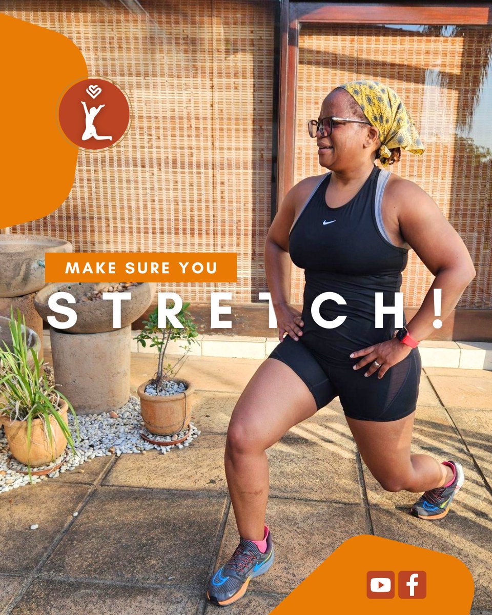 ThuliZG's tweet photo. "Rise and align! 🌟 
Stretching  is a game-changer. Not only does it improve circulation and posture, but it also helps reduce stress and increase energy levels.  Stretch,  Your future self will thank you! 💫
#FlyingCoachCronicles 
#StretchToSuccess #MindBodyBalance" https://t.co/LF1j4QFILU