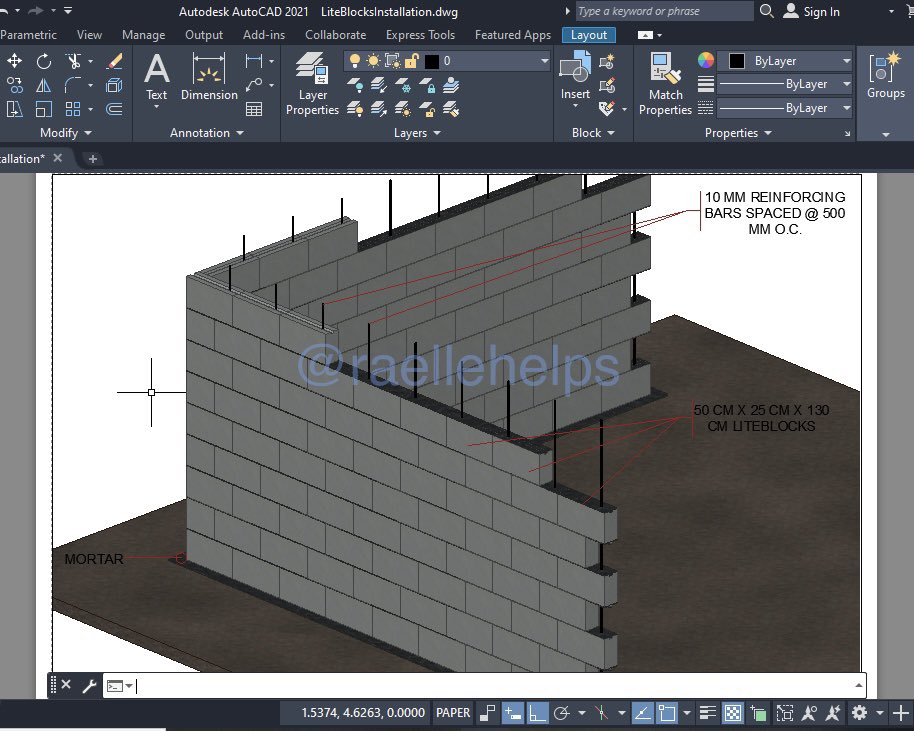 raellehelps's tweet photo. Need a hand with your plates? Ate Raelle might be of help 😉 DM me for inquiries 🫶 
TG: raellehelps

Fortes:
•AutoCAD- Architectural/Structural plans, Floor plan, Elevation, Vicinity Map, 3D
•Essays
•Math
📌 lf clients, autocad, sketchup, 3D/2D figures/models, floor plan https://t.co/XaXGSTL2DS