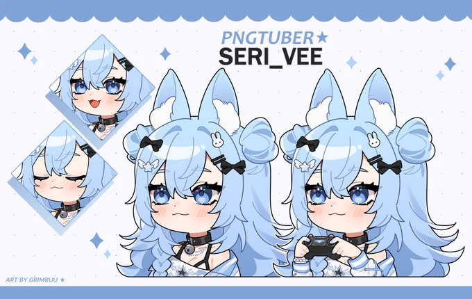 pngtuber comm for @/seri_vee thank you very much!! 