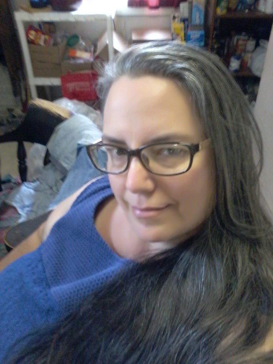Zeelaru's tweet photo. @RoryMichaelson An old picture that I still like.

16 August, 2016. In my chaotic kitchen with a sewing project on the chair. https://t.co/crPzep9llM