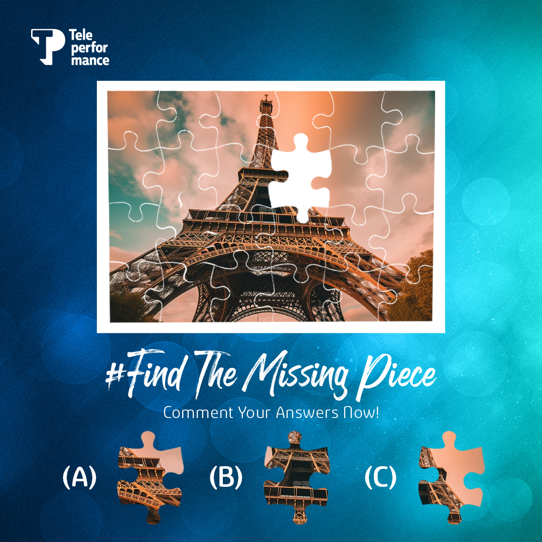 It's time to #FindTheMissingPiece!

Which one is the correct answer: A, B, or C?
Share your Answers Now!

#TPIndia #Friday #FindTheMissingPiece