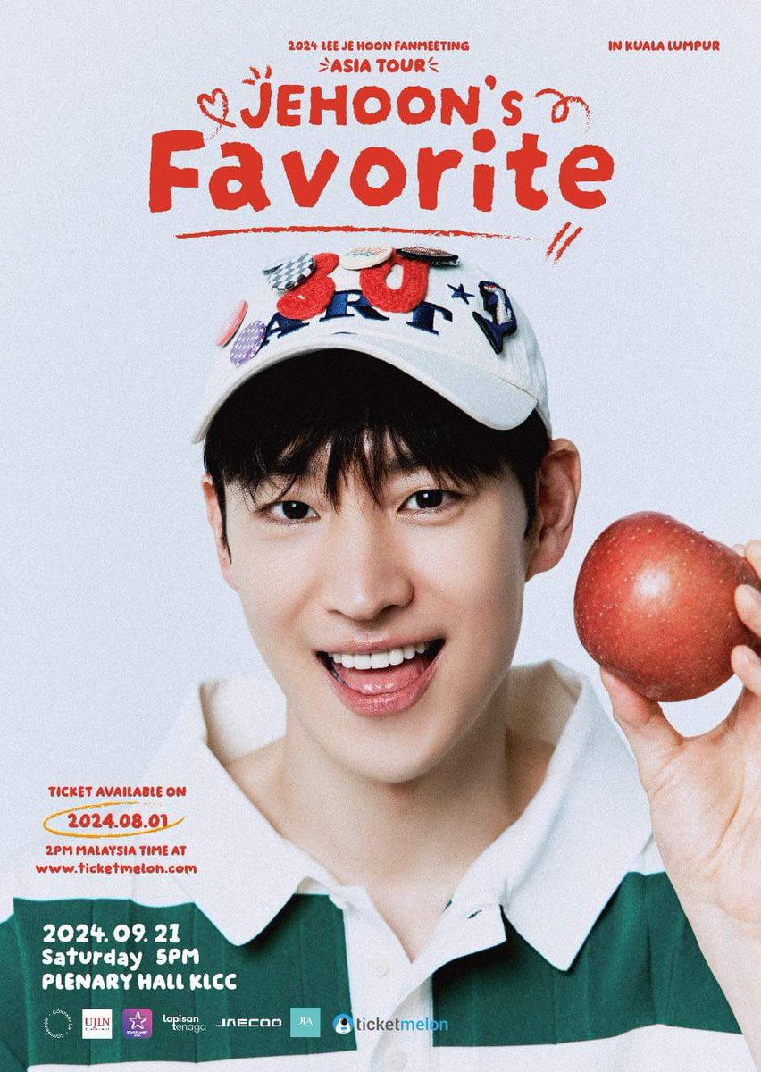 msiakpopfans's tweet photo. [EVENT] 2024 LEE JE HOON FANMEETING ASIA TOUR "JEHOON’s Favorite" IN KUALA LUMPUR

🗓: 21st September 2024 (Saturday)
🕔: 5PM
📍: Plenary Hall, KLCC.

Ticket Sales
📅: 1st August 2024 (Thursday)
🕑: 2PM
🎟️: https://t.co/0annVby1ik

#이제훈 #LEEJEHOON #JehoonsFavorite #JehoonsFavorite_KUALALUMPUR #LeeJeHooninKL #LeeJeHooninMY