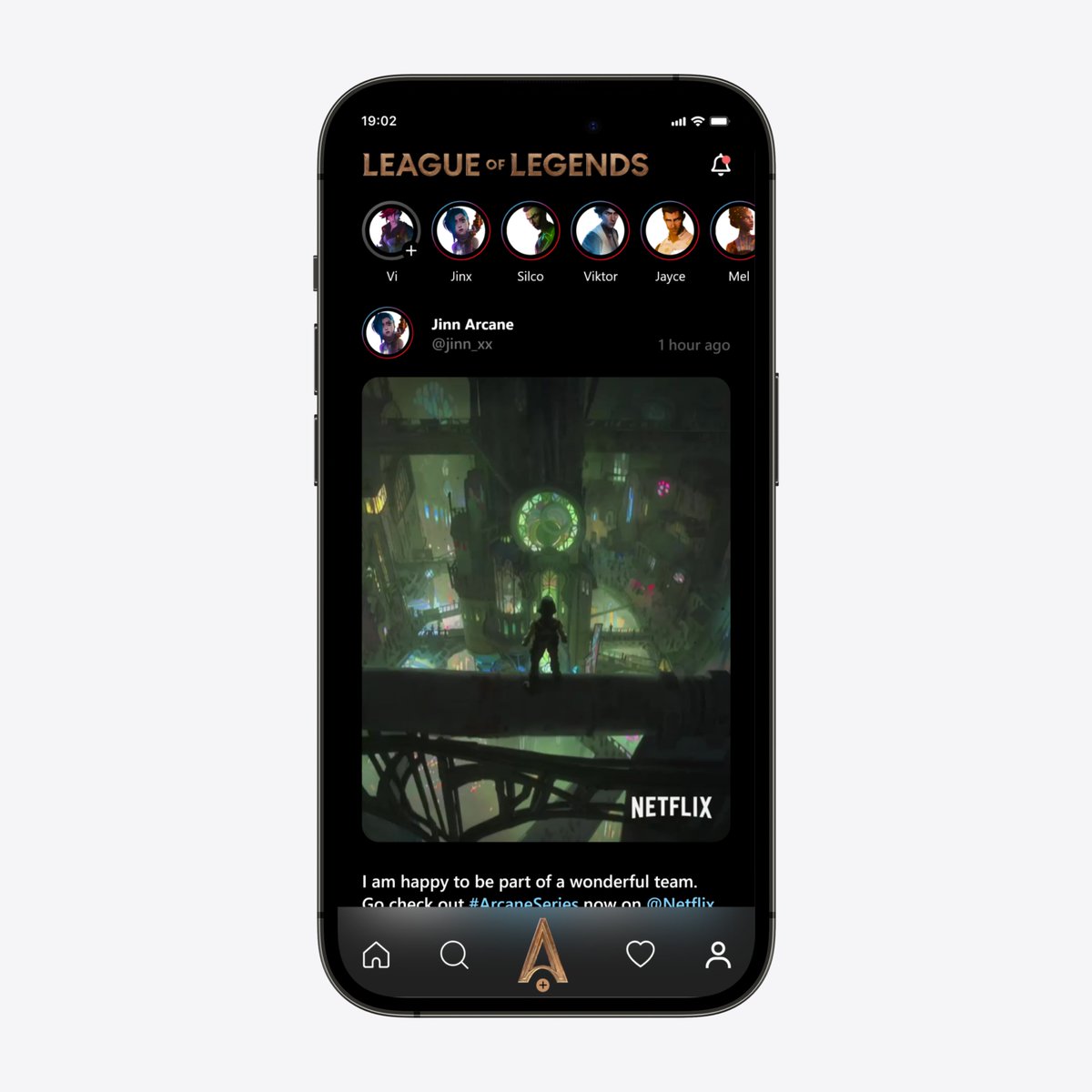Rushikesh5400's tweet photo. Excited to share my new UI design inspired by the #LeagueOfLegends Arcane series! 🎮📷 Check out this interactive mockup and let me know what you think! #uidesign #arcane #Designinspiration #uiuxdesign @praeco @arcaneshow https://t.co/pPqlJsmQJ7