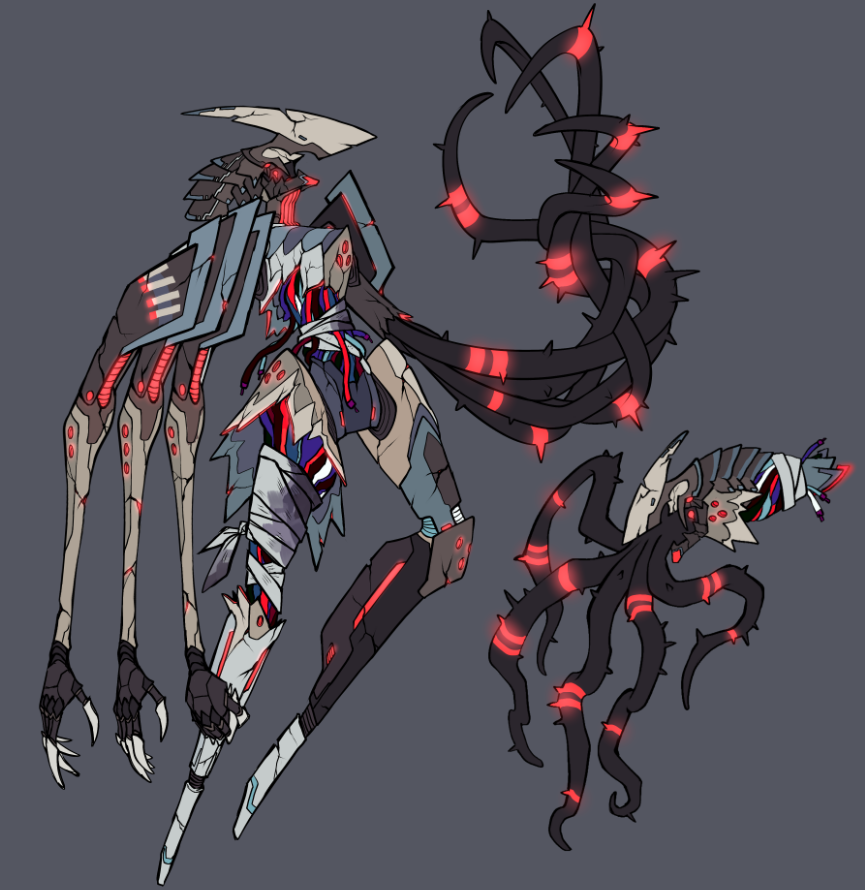 KudosKiddo's tweet photo. Drew some funky mecha adopt designs recently (Nautipods!)
Both designs have been sold! https://t.co/pXq8qCzcwa