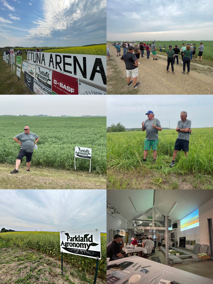QuickDickMcDick's tweet photo. Big thanks to @PklandAgronomy for another very informative crop tour today - there is always much to learn!
#Agriculture
#PrecisionAg
#Ituna https://t.co/BsdqTTNywE