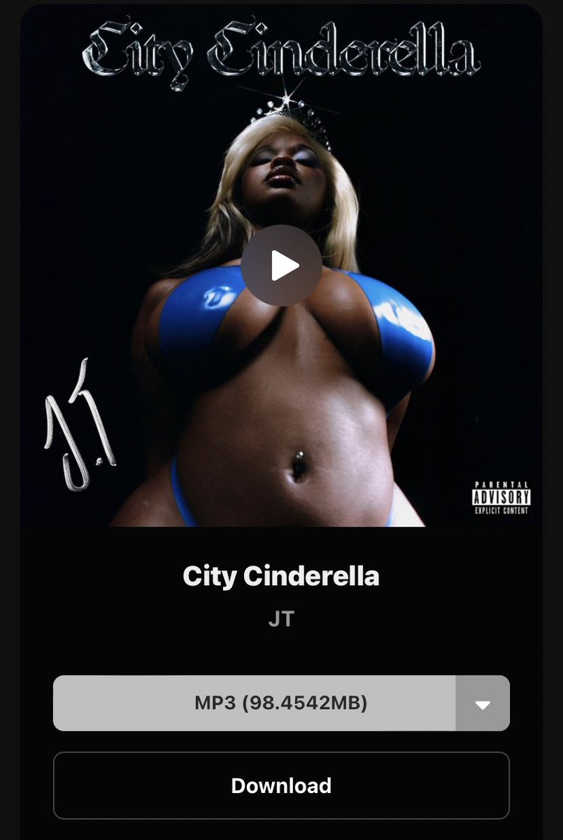 JTcoded's tweet photo. 🚨TRACKING WEEK ENDS IN 3 HOURS

If you purchased a digital copy of City Cinderella on JT’s website or stationhead be sure to check your email/junk to download the copy so your sale can count. https://t.co/taR4vw9D5v