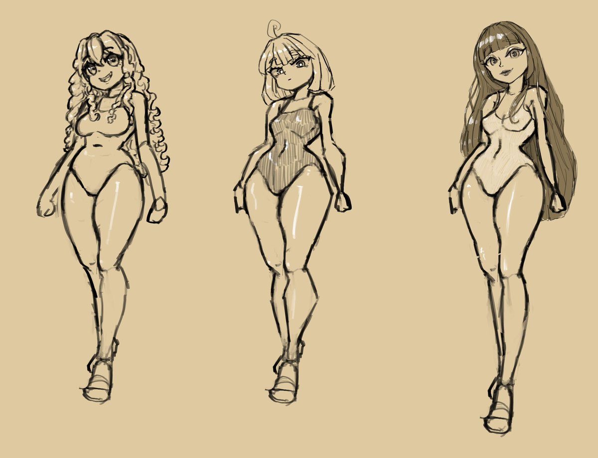 LucidFlowArt's tweet photo. Shape language and stylization practice https://t.co/FTc7SaKcDZ