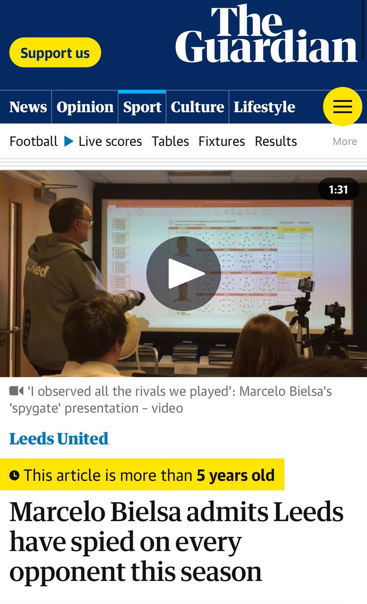 All time great and well respected coach Marco Bielsa you say!!

😗🎶
