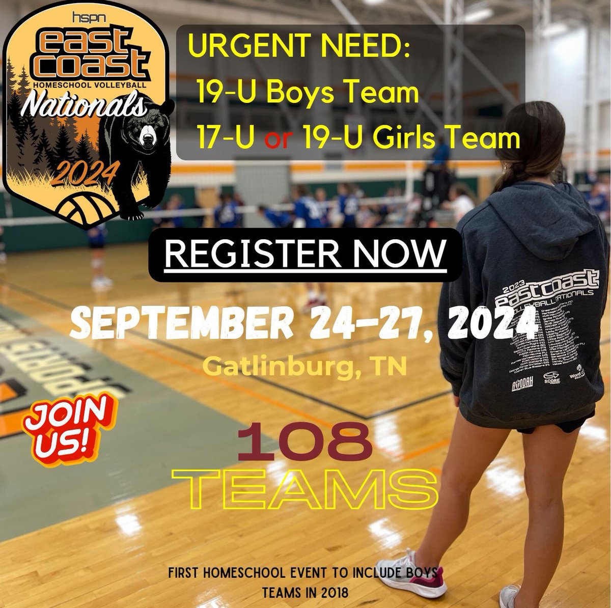 #ECBuzz!   
WE NEED a Boys team  to get back to an even number of teams teams.  Please ask around.

Also on the hunt for a 17-U Girls  OR a 19-U Girls team.

ecbuzz.net