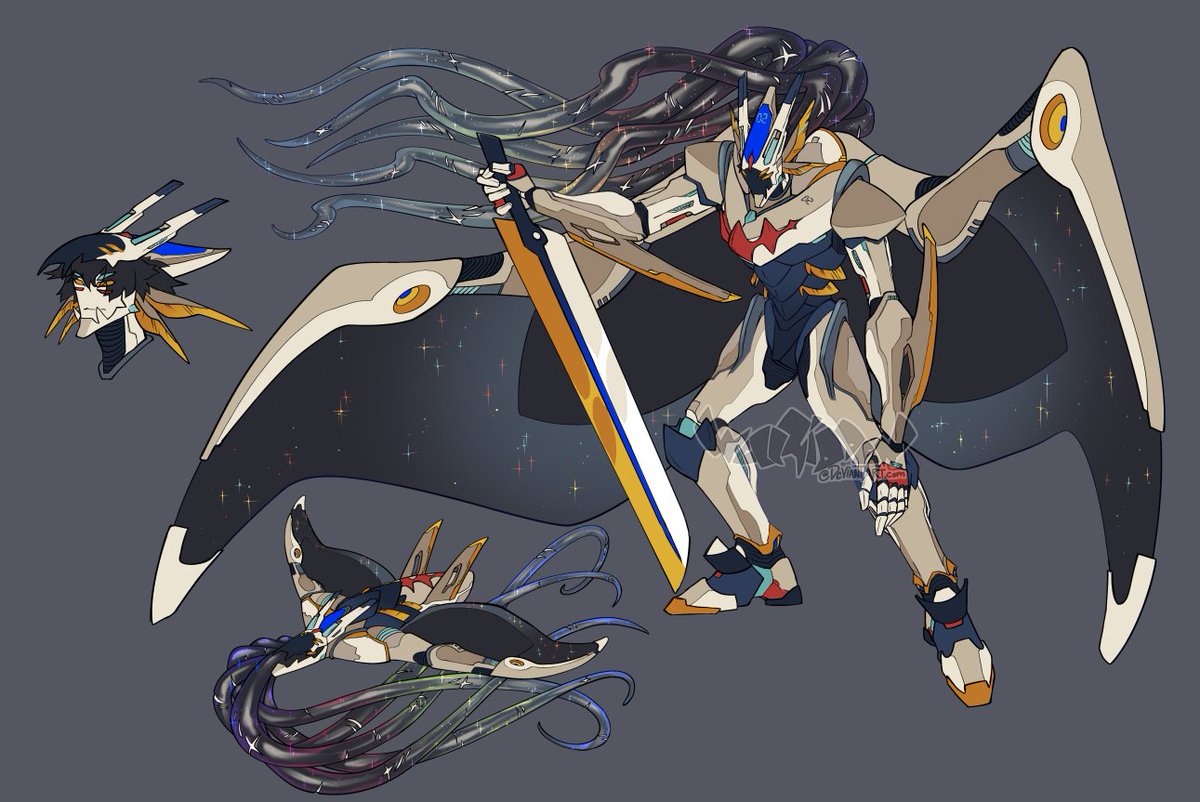 KudosKiddo's tweet photo. Drew some funky mecha adopt designs recently (Nautipods!)
Both designs have been sold! https://t.co/pXq8qCzcwa