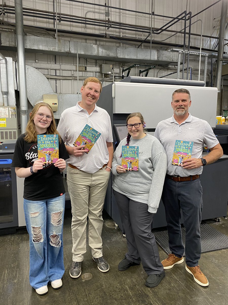 SammieBenches's tweet photo. Got to see my book being printed! 1,000 being donated to @OpBackpackNYC https://t.co/9Srd6TuQLP