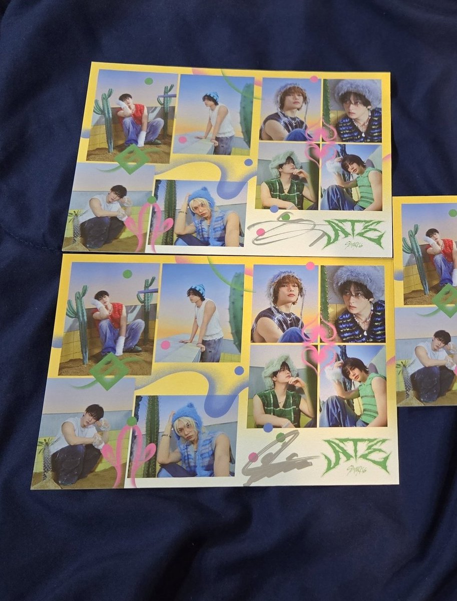 WTS "ATE" Signed postcard 🥠

📀Hyunjin 35$
📀Seungmin 35$

💌Ship from US
🙌Order DM

#WTSStraykids #양도 #StrayKids