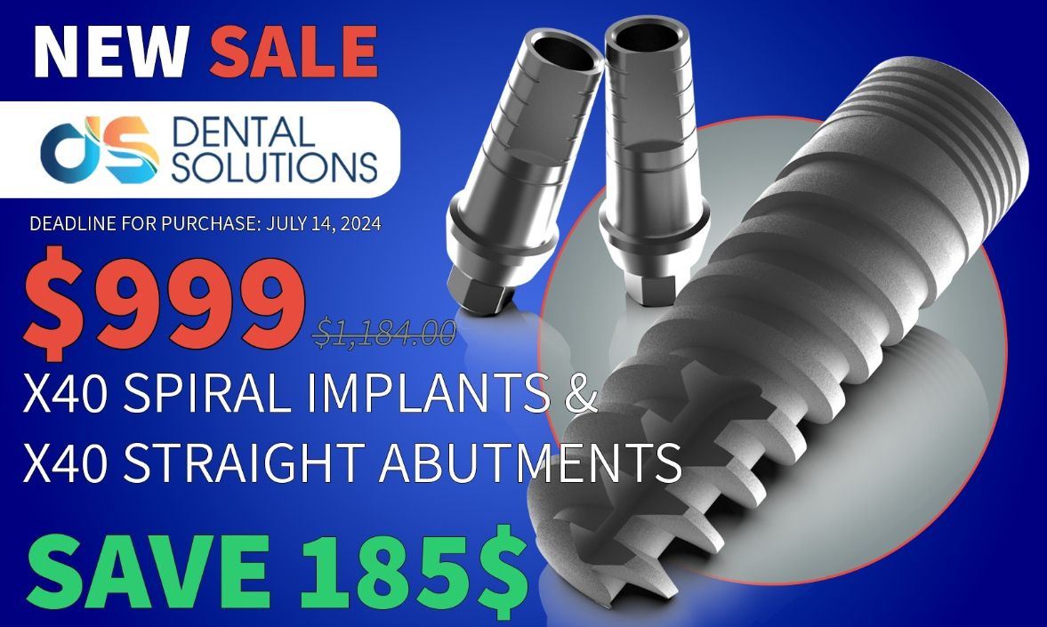 OviDentalGo's tweet image. 🛒 Whatsapp wa.link/tpvkw5
📣 Download the App at app-dental.com and earn an additional bonus of $100 Dollars for this offer.

#SpiralImplants #DentalImplants #DentalSolutions