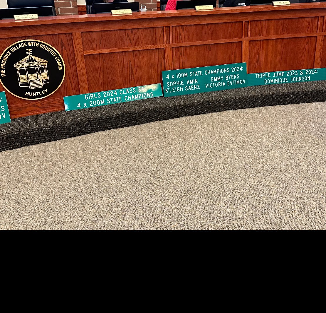 RedRaiders_GTF's tweet photo. Girls were recognized tonight by the Village! Thank you @HuntleyIllinois for recognizing our girls and celebrating their accomplishment! We’re so proud of this team and community! https://t.co/PlCKlwgXTb