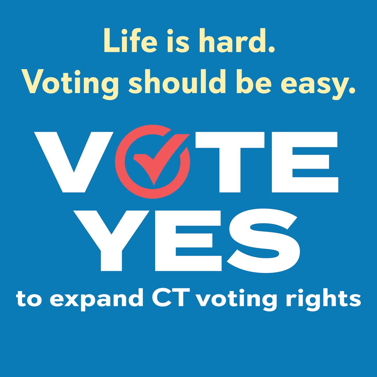 CTDems's tweet photo. CT voters can modernize our state's antiquated voting laws this year &amp; join 36 other states that allow every voter to mail in a ballot.

Oklahoma and Idaho have it. So do 
Massachusetts and Illinois.

This isn't about red or blue. It's about giving more choice to voters like you. https://t.co/FmxQBLw9sR