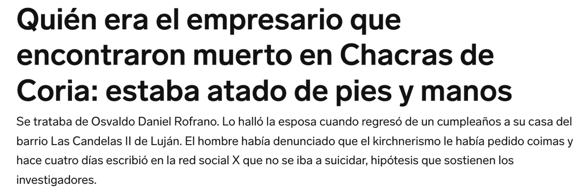 patgow's tweet photo. Boludo, lo mataron, estaba avisando y nadie le dio pelota. QEPD. https://t.co/OdBJniL1uw