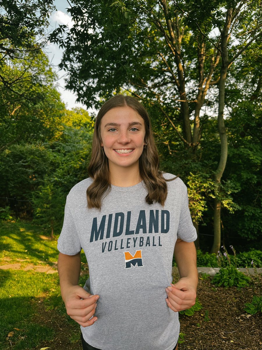 I’m excited to announce my verbal commitment to Midland university to further my volleyball and academic career! I’d like to thank my family, friends, coaches and teammates for all the support, and thanks to Coach Giesselmann and Coach Rhodes for this opportunity. Go warriors!🧡