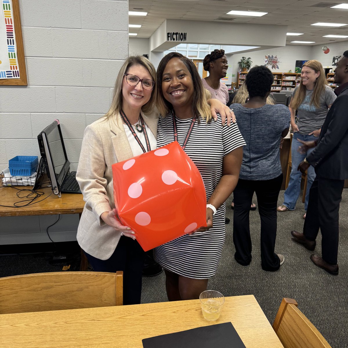 Dr_JSanders's tweet photo. Multiple Red Devil Educators were sighted today! It was so great welcoming our Teachers and Staff back to campus! We are PROUD to be fully staffed for the 24-25 school year and look forward to a great year as we continue our journey towards academic excellence! #BetterTodayGF 📚 https://t.co/R6qJ7RiiyD
