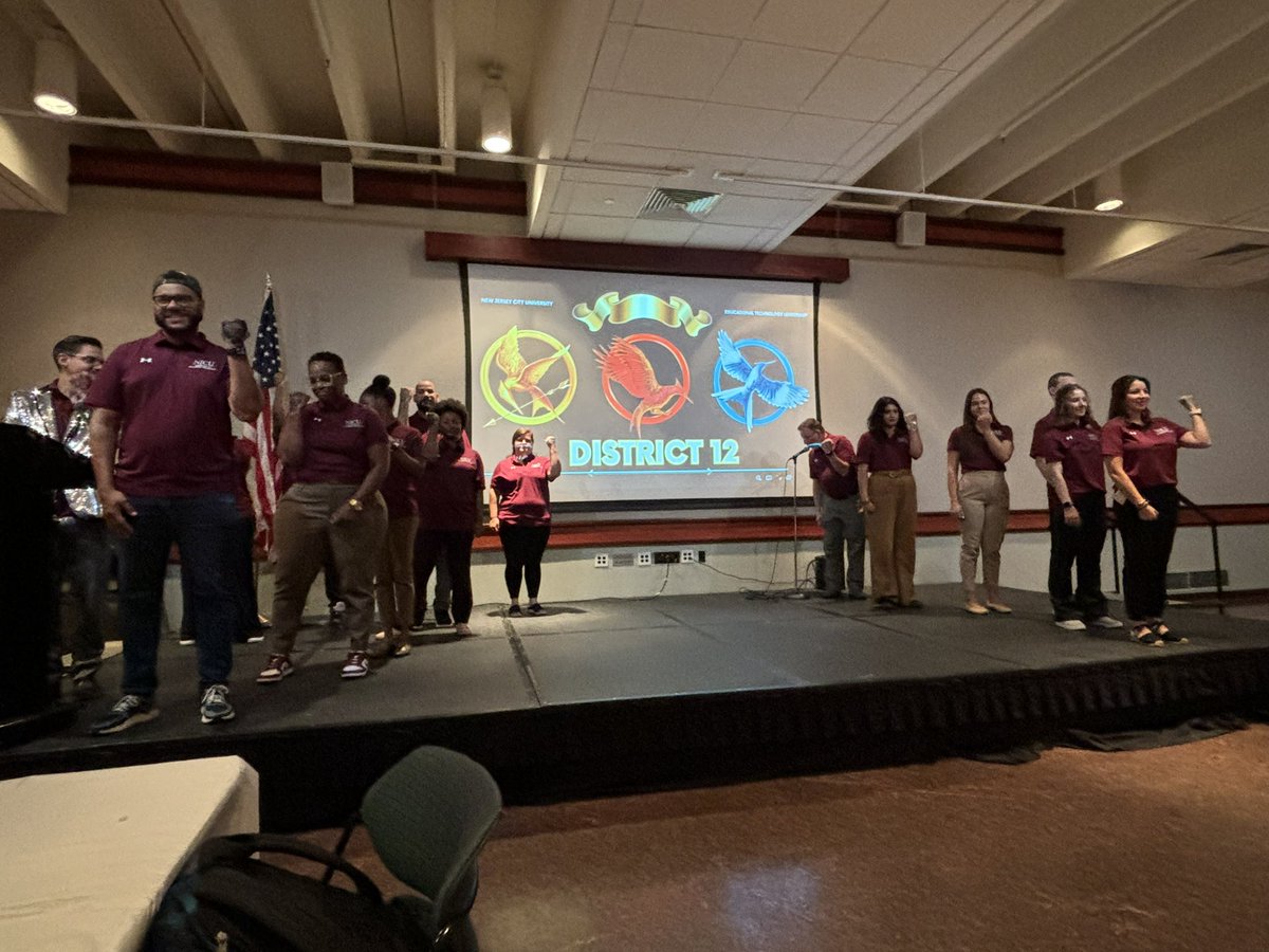 NJCUEdTech's tweet photo. Summer Institute DAY 4: Cohort 10’s poster session, and the Cohort 12 Showcase! Special thanks to all at NJCU who came to support our students in the poster session today! It was a wonderful day! Drone photo credit: Randy Narvaez-Ruiz #NJCUniversity #njcuedtech https://t.co/RAY82BkRYi