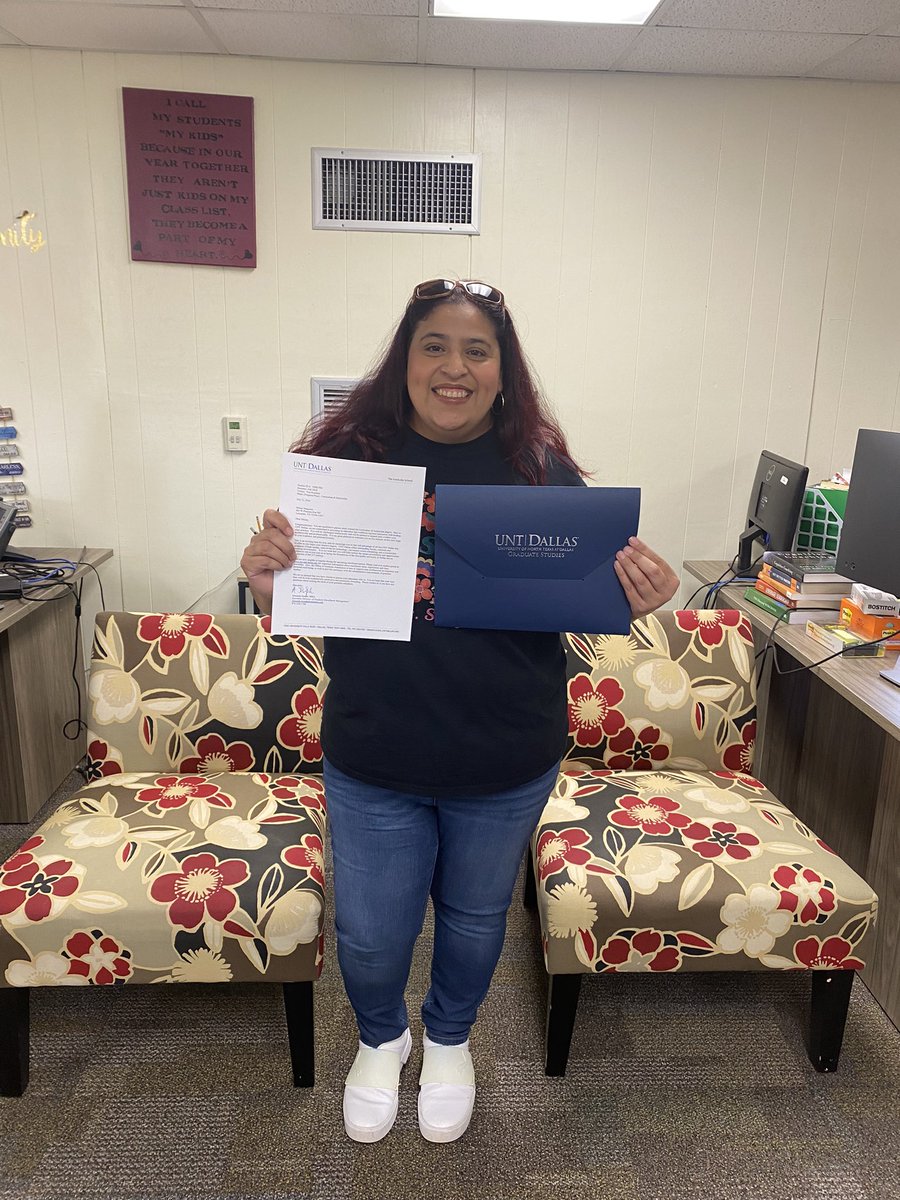 Project TLC with UNT Dallas has given me the opportunity and a full scholarship to get my Masters in curriculum &amp; instruction! So starting this FALL 2024, I will be returning to UNT Dallas as a student. Help me celebrate as I embark in this new journey in my career! 🥲❤️💪🏼🎉🎊👩🏻‍🏫