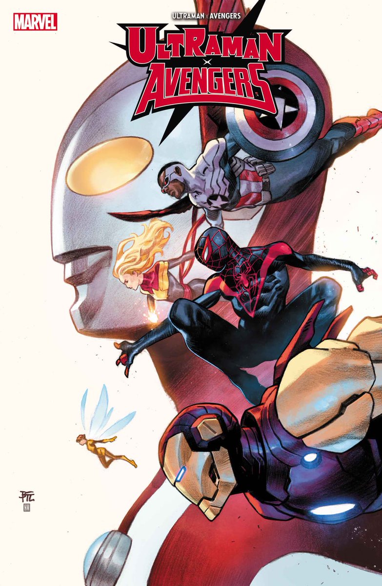 TsuburayaGlobal's tweet photo. Ultraman meets Spider-Man in ULTRAMAN: ALONG CAME A SPIDER-MAN!
And join forces with earth's mightiest heroes in ULTRAMAN x AVENGERS!
Both releasing on August 14!

Read more: https://t.co/2X41pui2cD https://t.co/lHimIxxNDM