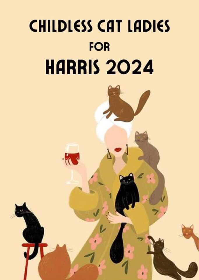 ChubPugMedia's tweet photo. NO HE DI’ENT!! He musta forgot Hemingway was a crazy Cat Lady! 🐈🐈‍⬛🐈🐈‍⬛

Oh for sure.. Single, Childless, Cat Ladies for Harris 2024!! 💙🇺🇸🐈‍⬛🐈🐈‍⬛

#VanceIsTooStupid #CatLadiesUnite #CatLadiesForKamala #CatLadiesVSVance #ImWithKamala #VoteKamala2024 #VoteKamala2024ToSaveAmerica https://t.co/8GtV141P8T