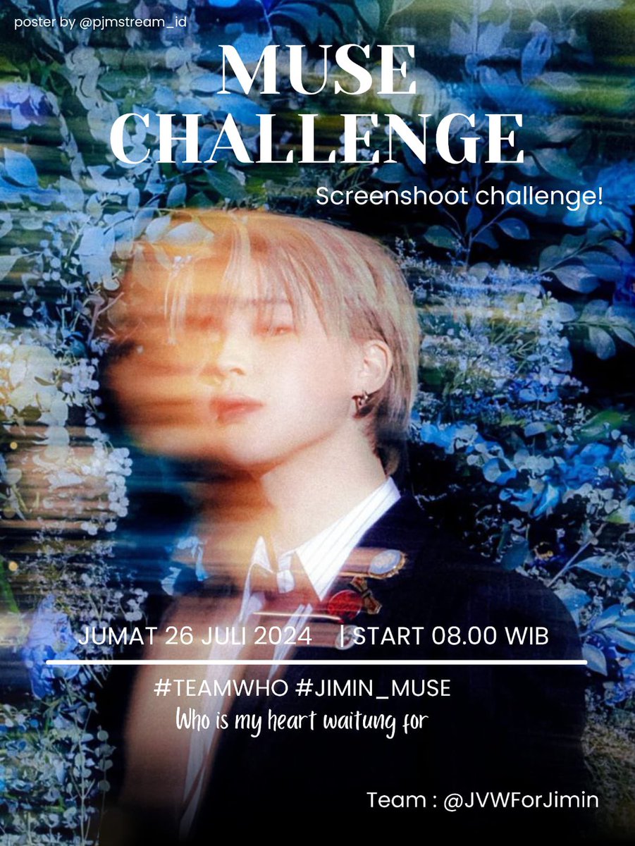 JVWForJimin's tweet photo. WE ARE HERE 💛
LET'S GO "TEAM WHO" 👀
🎯 2K STREAMING SS
⏰ NOW - 27 Juli (08:00WIB)
🎁 Hoodie Jimin, 2 Album MUSE random, 1 Album FACE & Saldo 50K
AYO DROP STREAMING KALIAN SEBANYAK-BANYAKNYA
WHO IS MY HEART WAITING FOR 💐💐
JIMIN IS OUR MUSE
#TeamWho #Jimin_Who #Jimin_MUSE https://t.co/Y9ZL1qBab3