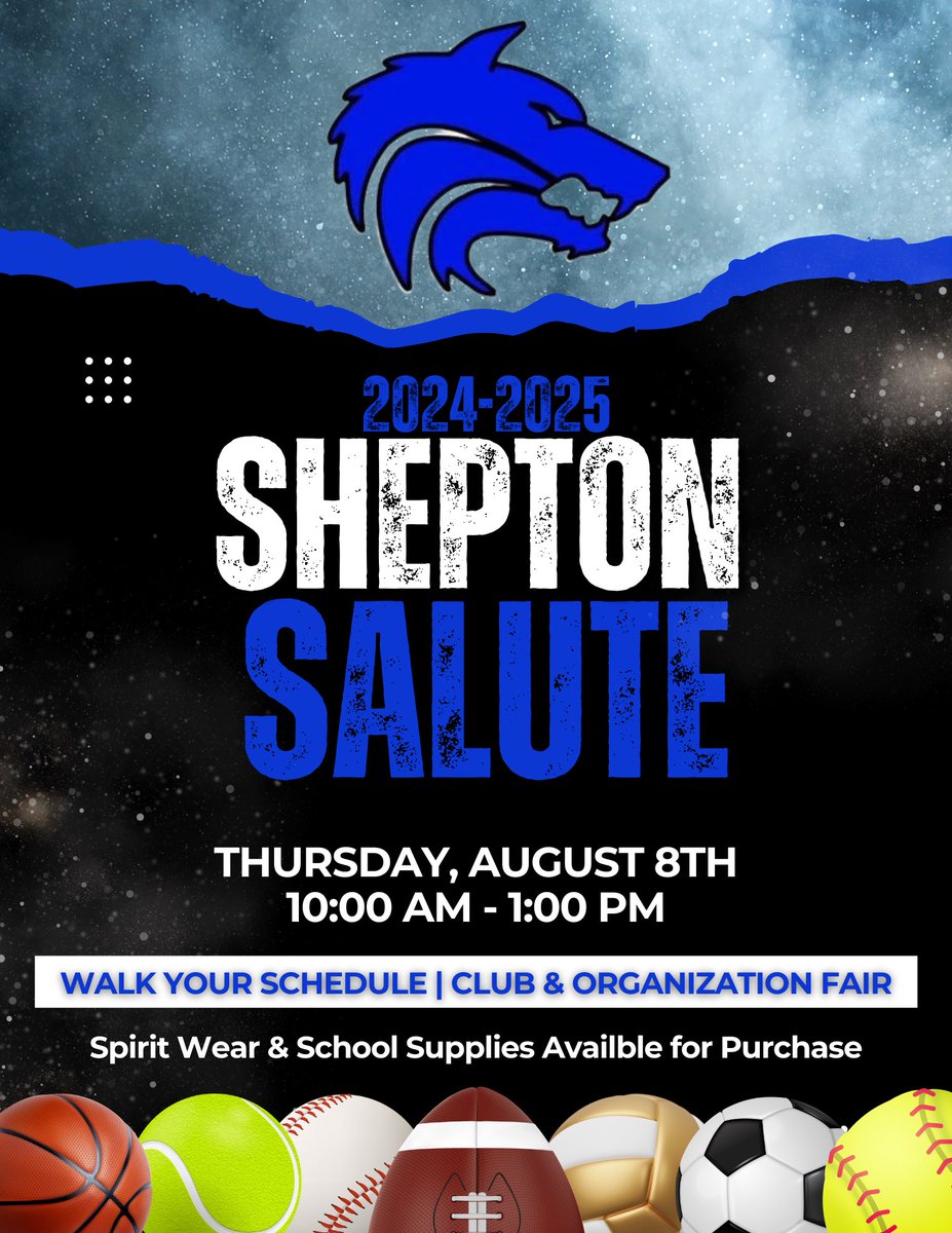 Welcome to the Wolfpack! We can’t wait to see you <a href="/SheptonWolfpack/">Shepton High School</a>