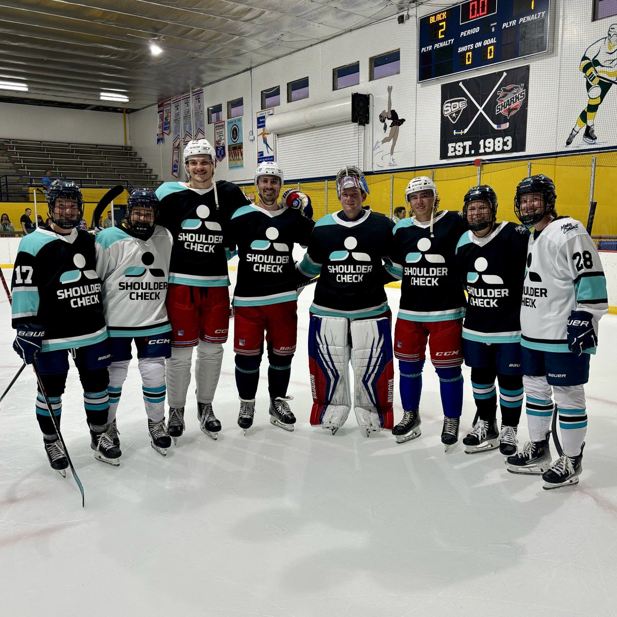 Kindness is a contact sport 🫶

Honored to spend the night with our friends <a href="/NYRangers/">New York Rangers</a> at the Shoulder Check Showcase!