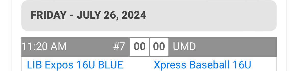 Patrick Ruiz (@patrickruiz2026) on Twitter photo I will be pitching tomorrow at the University of Maryland at 11:20 am.
Excited to get back at it this weekend!
<a href="/LIBEXPOS/">Locked In Expos</a> <a href="/TLeathers25/">Todd.Leathers25</a> <a href="/MotownBase/">Morristown Colonials Baseball</a> I will be pitching tomorrow at the University of Maryland at 11:20 am.
Excited to get back at it this weekend!
<a href="/LIBEXPOS/">Locked In Expos</a> <a href="/TLeathers25/">Todd.Leathers25</a> <a href="/MotownBase/">Morristown Colonials Baseball</a>