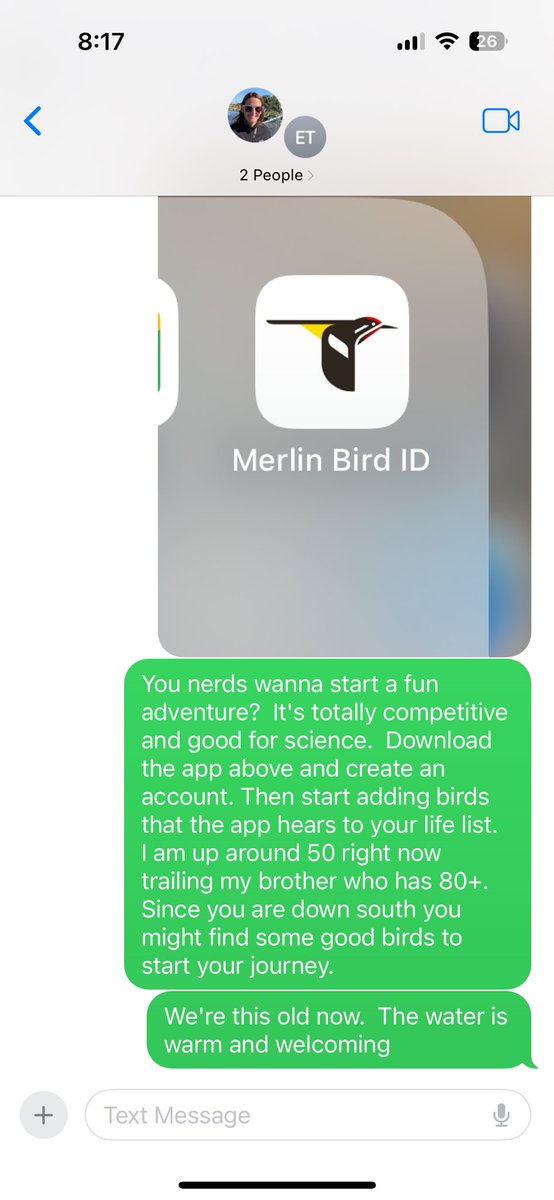 …And suddenly you’re into birds, and it’s pretty cool.  <a href="/MerlinBirdID/">Merlin Bird ID</a> <a href="/giacorocks/">Giaco</a>