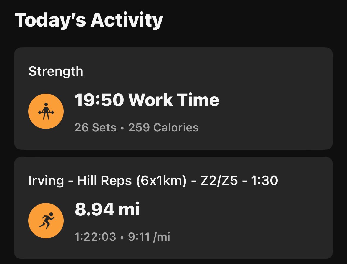 GoldyGoes's tweet photo. ✅Day 936 in a row of working out
.
🏃♂️Workout #1: 9 mile interval run
🦵Workout #2: Leg day
.
Daily training vlog is up!
📺 https://t.co/4EGeHNLKnb
.
#Day936 #WorkoutGrind #FitnessJourney #LegDay #RunningLife #DailyTraining #FitnessMotivation #ConsistencyIsKey #FitLife #VlogLife https://t.co/Ws4yvaX6p1