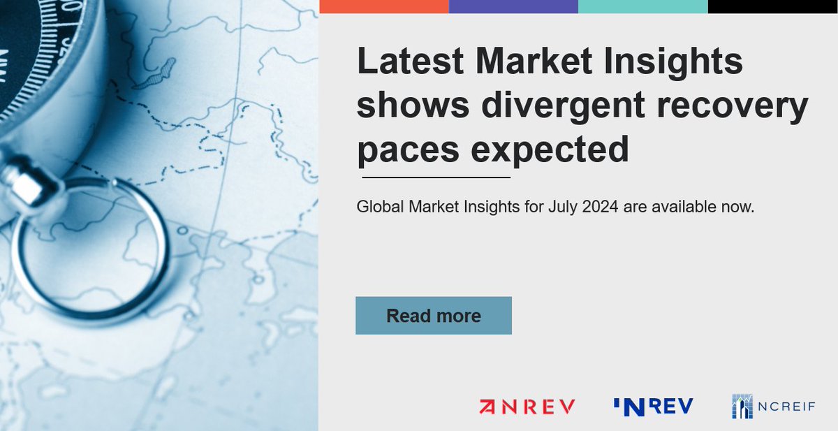 ANREV_ASIA's tweet photo. ANREV, INREV, and NCREIF present the latest quarterly snapshot of the global real estate investment market. Check out the key highlights from July 2024: https://t.co/IOWNvaI2s1 https://t.co/siw1esiW8O