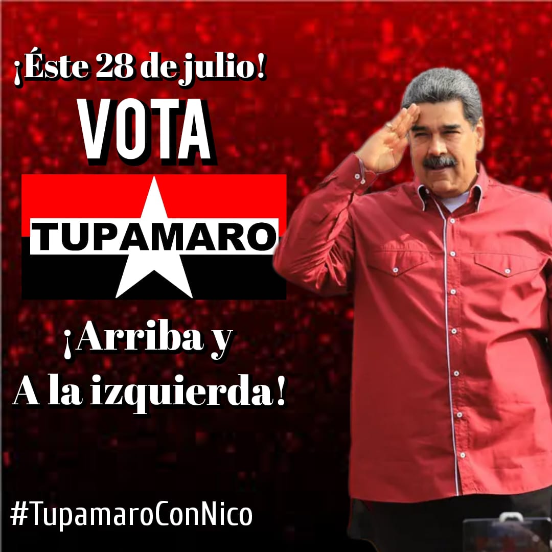 Afinando detalles  para este 28J garantizar la victoria de nuestro presidente Nicolás Maduro.
Vota arriba a la izquierda en nuestra tarjeta TUPAMARO
🔴⚫ VENCEREMOS 
 #PaLanteEsPaAllá 
#TupamaroConNico 
#VotaTupamaro