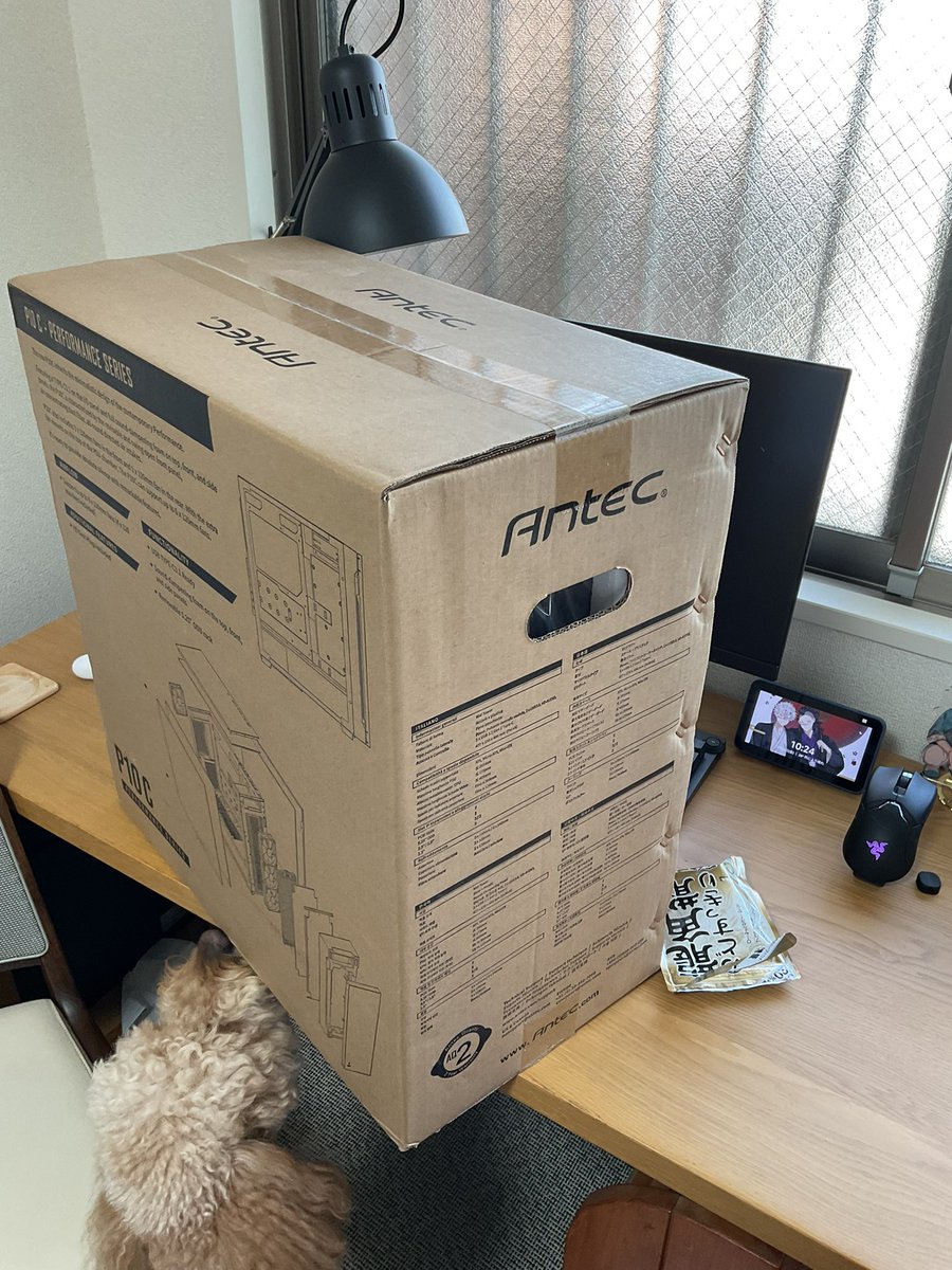 pc35795's tweet image. 新しいpcケースきた！
#p10c