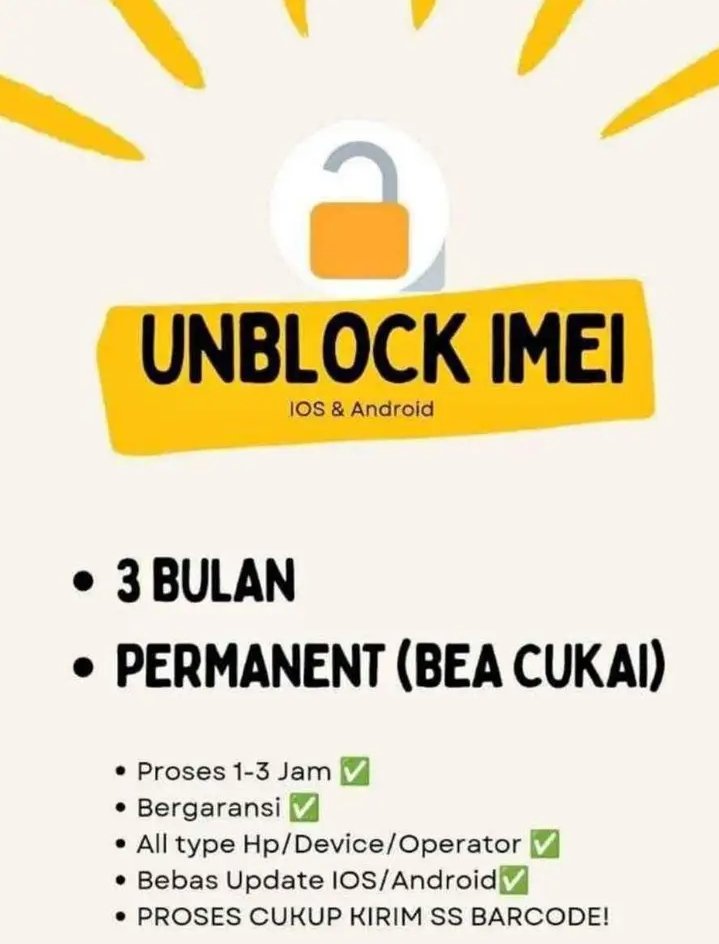 UNLOCK IMEI by ayiangg୨୧ tweet media