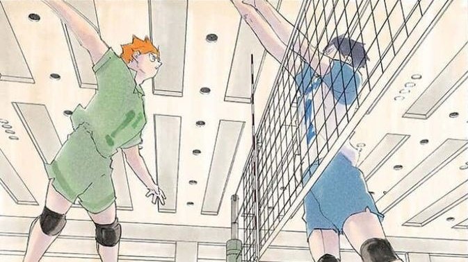natobefly's tweet photo. ter o hinata e o kageyama sendo rivais no início e no final de haikyuu é puro cinema https://t.co/lMNXQb4ga8